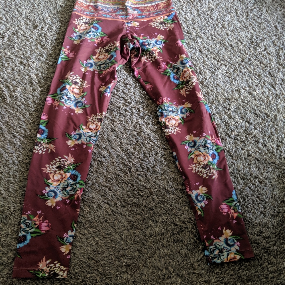 Floral leggings